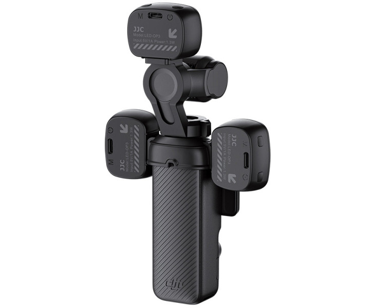 для DJI Osmo Pocket 3 три компактные LED панели