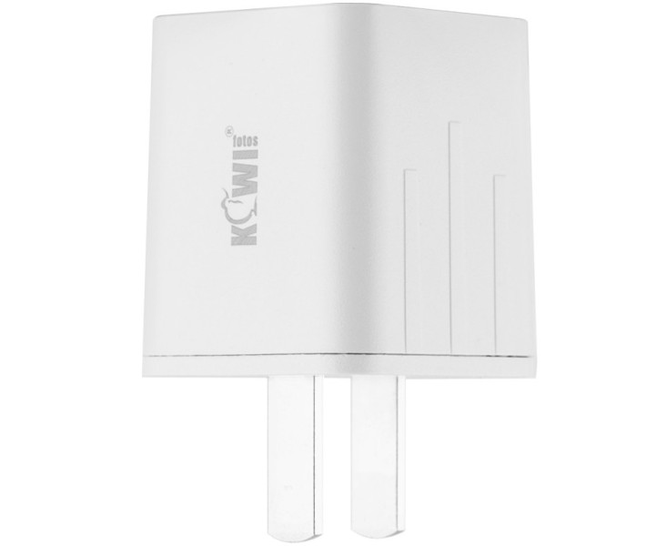 зарядка два порта USB 2 ампера белая