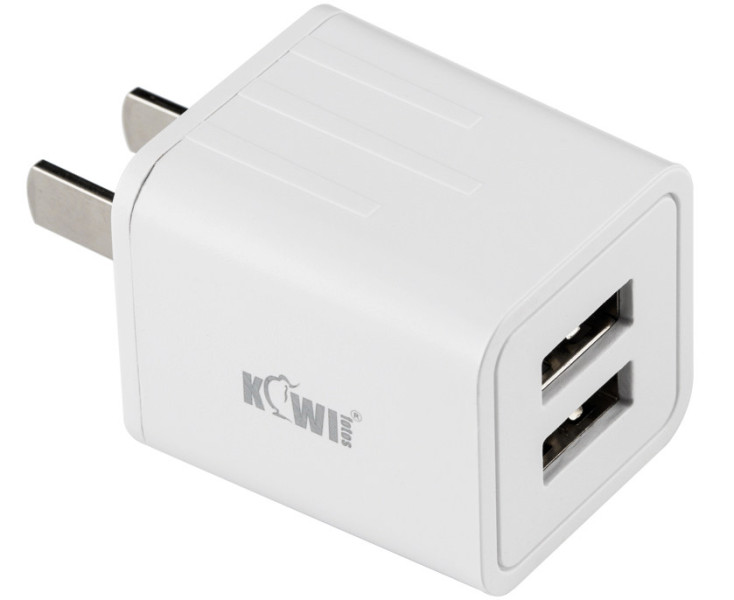 двойная белая usb зарядка мощная