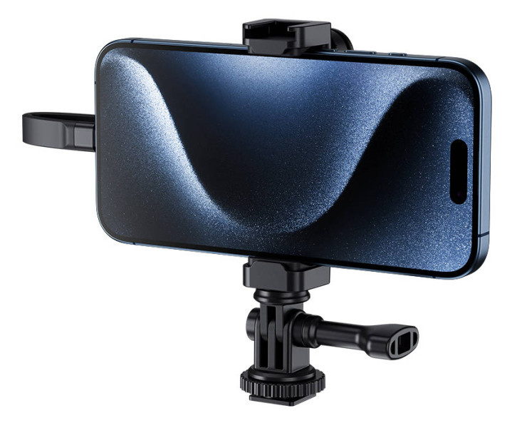 зажим для смартфона и ssd с креплением в штатив