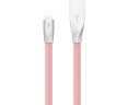 Kiwifotos KC-LTU12 PINK Lightning/USB кабель 1.2 метра с подсветкой коннектора, розовый цвет
