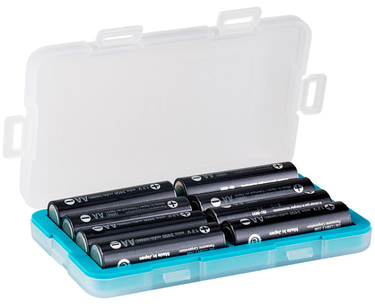 купить защитный бокс для восьми AA аккумуляторов