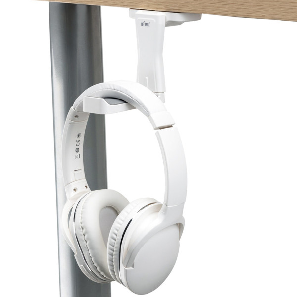 крепление для наушников универсальное к столу белый цвет