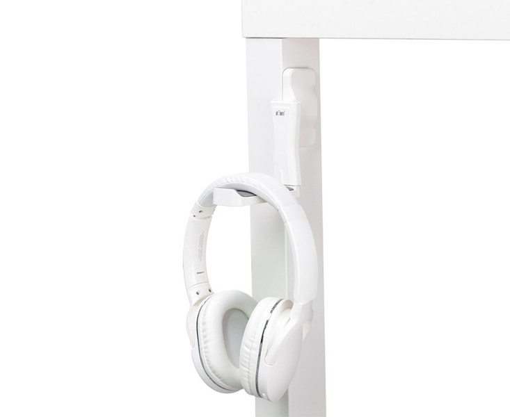 Kiwifotos DH-U6S WHITE Универсальный держатель крепление к столу для наушников, белый цвет