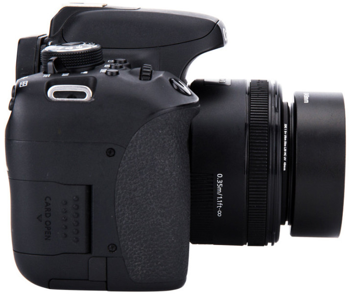 бленда для объектива 49 мм резьбовая металлическая