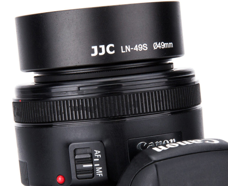 JJC LN-49S Металлическая резьбовая бленда 49 мм