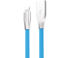 Кабель Lightning / USB с подсветкой коннектора 1.2 м (синий цвет)