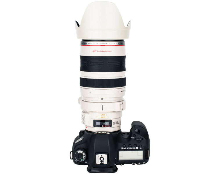 бленда для объектива Canon EF 28-300mm белого цвета