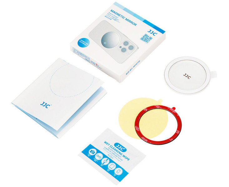 JJC MS-M1 WHITE Магнитое MagSafe зеркало для смартфона