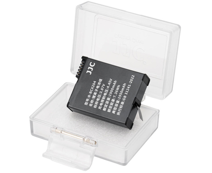 JJC B-BCX204 Аккумулятор DJI BCX204 аналог для экшн камер Osmo 360, Osmo Action 6, Action 5 Pro, Action 4 и Action 3
