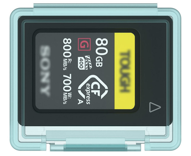 шесть прозрачных чехлов для CFexpress Type A