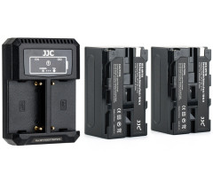 Комплект 2 аккумулятора Sony NP-F750 / NP-F770 + QC 3.0 зарядное устройство