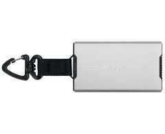 Чехол для SD / microSD карт памяти и nano SIM с micro SIM адаптером, инструментом для площадок и мини линейкой (серый цвет)