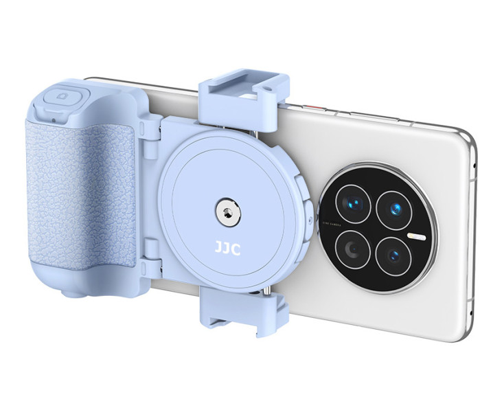 съёмочная рукоятка для смартфона голубой цвет