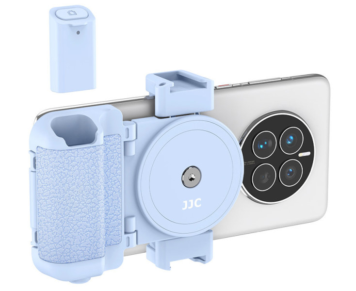 синий дополнительный хват для смартфона