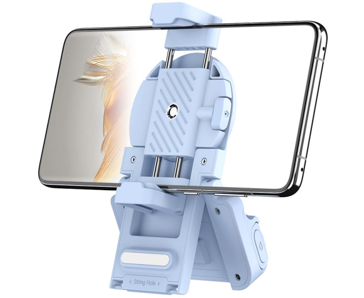 рукоятка для съёмки на iphone синяя