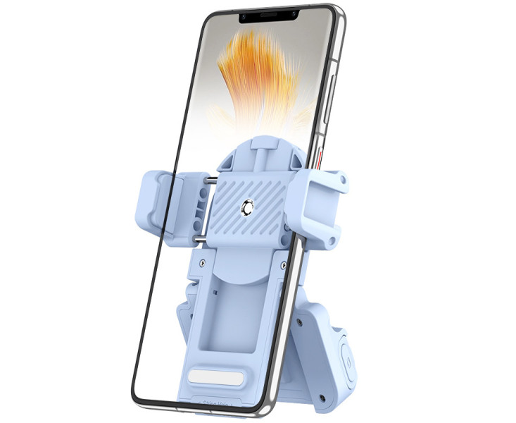 рукоятка для съёмки на android смартфон голубая