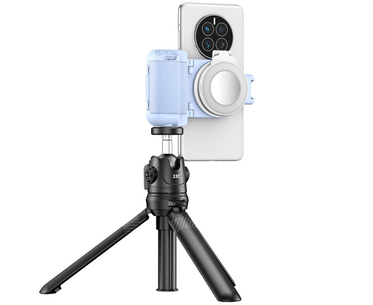 рукоятка с кнопкой затвора для смартфона синяя