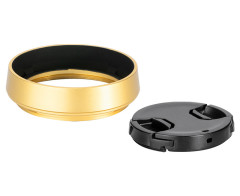 Бленда для Leica Q3 / Q2 / Q с крышкой (золотой цвет)