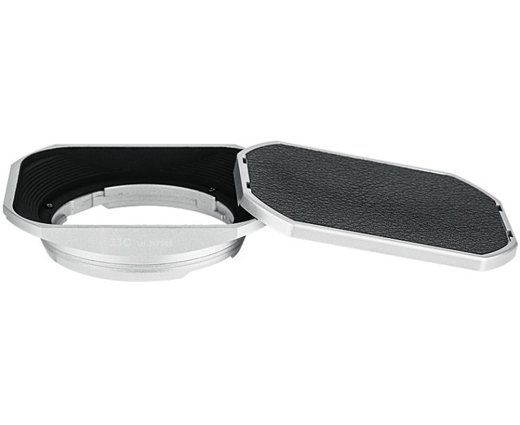 JJC LH-JXF50S SILVER серебристая бленда для Fujifilm XF 50mm F2 R WR