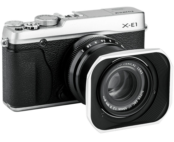 серебристая бленда для Fujifilm XF 50mm F2 R WR