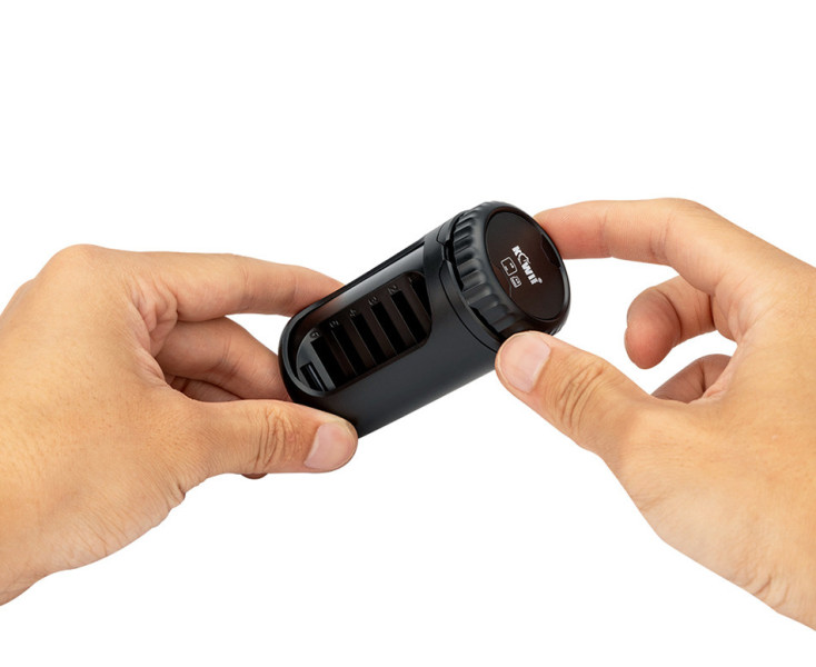 Kiwifotos BC-NS8 BLACK Цилиндрический бокс на 6 Nintendo Switch Game Card и 2 microSD карты памяти, чёрный цвет