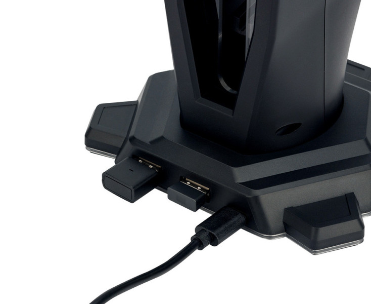 настольная подставка для наушников с RGB