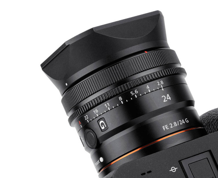 JJC LH-SH166 Бленда для объективов Sony FE 24mm f/2.8 G, FE 40mm f/2.5 G и FE 50mm f/2.5 G с передней слайдерной защитной крышкой